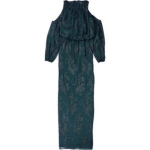 Lauren Ralph Lauren Dark Teal Long Sleeve Dress